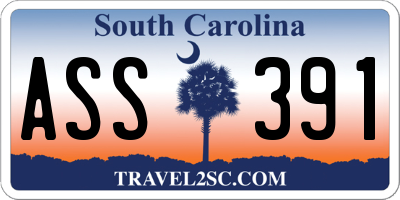 SC license plate ASS391