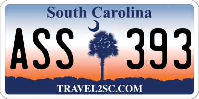 SC license plate ASS393