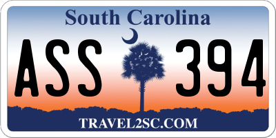 SC license plate ASS394