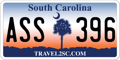 SC license plate ASS396