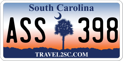 SC license plate ASS398