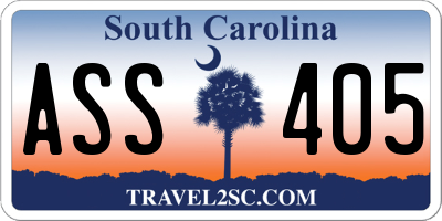 SC license plate ASS405