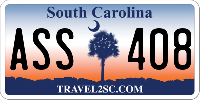 SC license plate ASS408