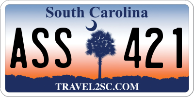 SC license plate ASS421