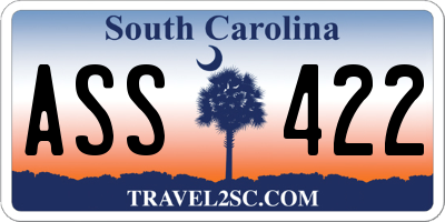 SC license plate ASS422