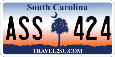 SC license plate ASS424