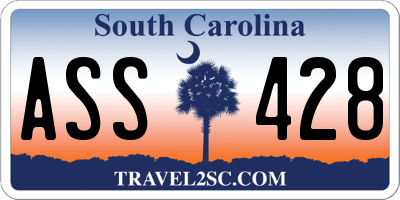 SC license plate ASS428