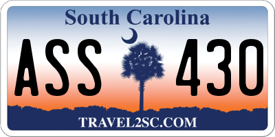 SC license plate ASS430