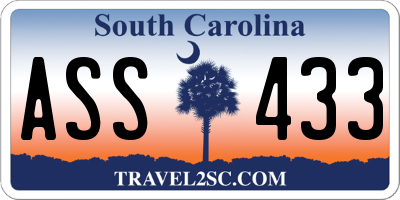 SC license plate ASS433