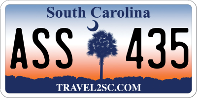 SC license plate ASS435