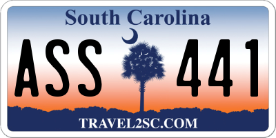 SC license plate ASS441