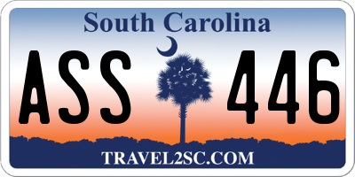 SC license plate ASS446