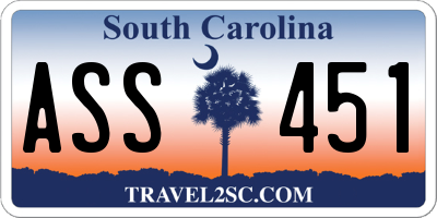 SC license plate ASS451