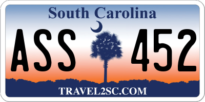 SC license plate ASS452