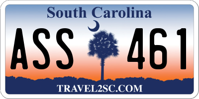 SC license plate ASS461