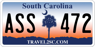SC license plate ASS472