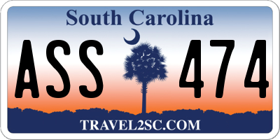 SC license plate ASS474
