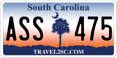SC license plate ASS475