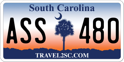 SC license plate ASS480