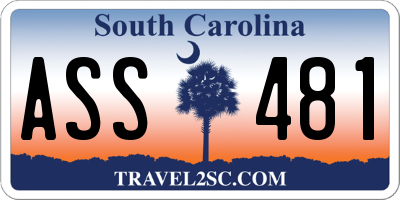 SC license plate ASS481