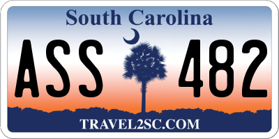 SC license plate ASS482