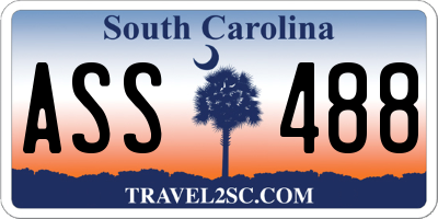 SC license plate ASS488