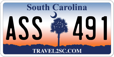 SC license plate ASS491