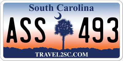 SC license plate ASS493