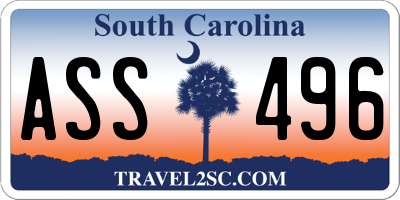 SC license plate ASS496