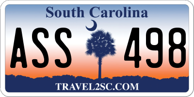 SC license plate ASS498