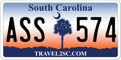 SC license plate ASS574