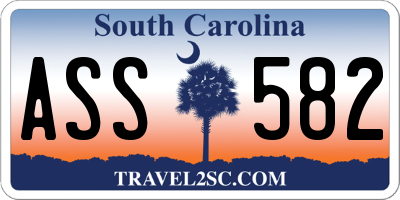 SC license plate ASS582