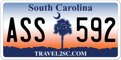 SC license plate ASS592