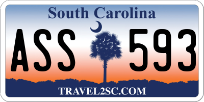 SC license plate ASS593