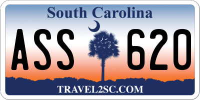 SC license plate ASS620