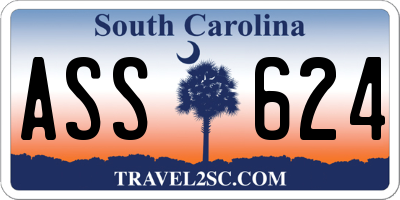 SC license plate ASS624