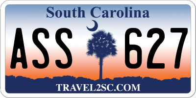SC license plate ASS627