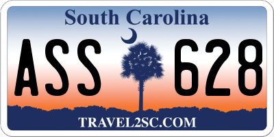SC license plate ASS628