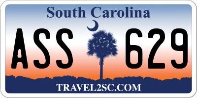 SC license plate ASS629