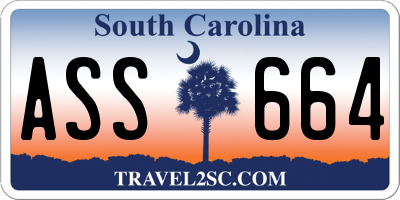 SC license plate ASS664
