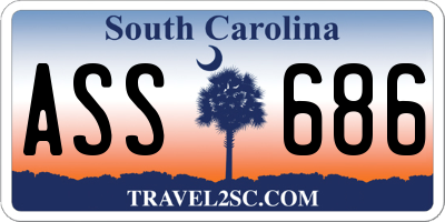SC license plate ASS686