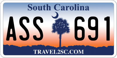 SC license plate ASS691