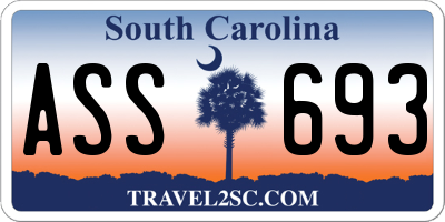 SC license plate ASS693