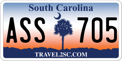 SC license plate ASS705