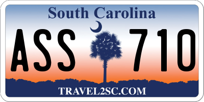 SC license plate ASS710