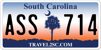 SC license plate ASS714