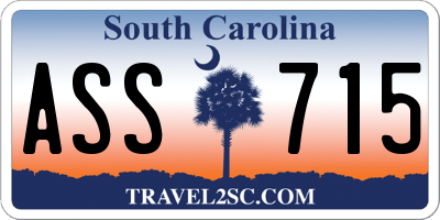 SC license plate ASS715