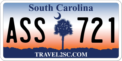 SC license plate ASS721