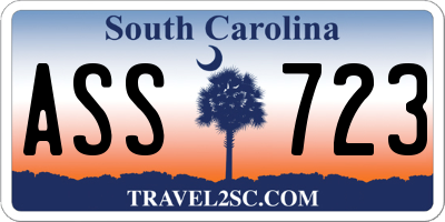 SC license plate ASS723