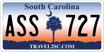 SC license plate ASS727